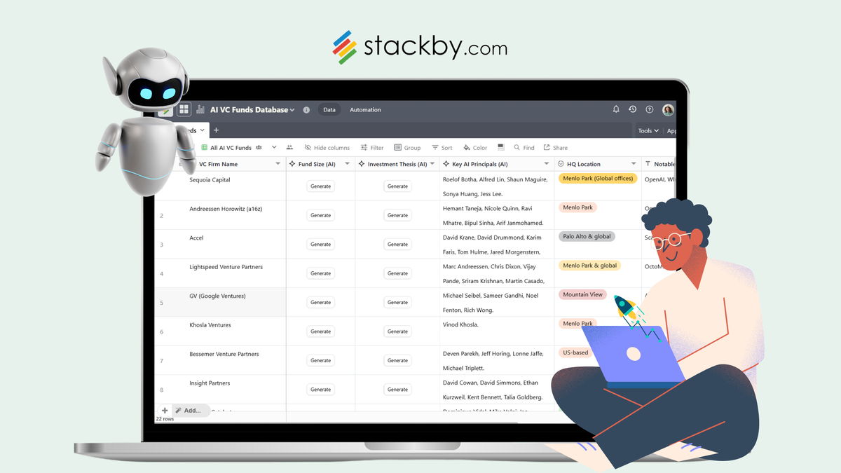 AI-Powered Data Management for Startups: From Lead Tracking to VC Fund Database