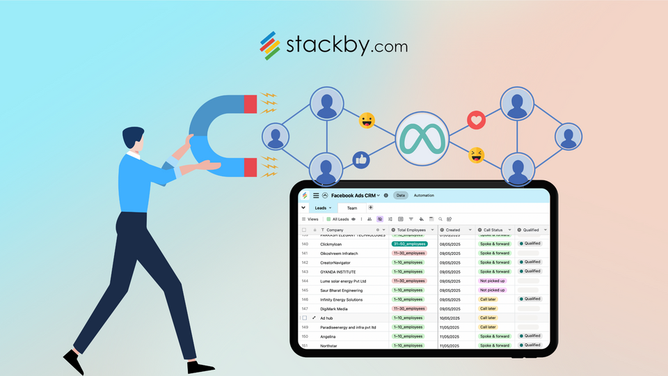 How to Build Your Custom Meta Ads CRM in Stackby